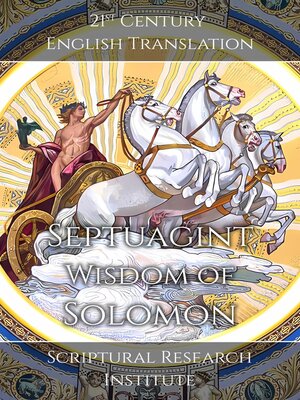 cover image of Septuagint--Wisdom of Solomon